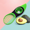 3 In 1 Avocado Slicer Peeler Cutter Tools Multifunction Plastic KnifeB Nw