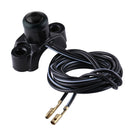 Motorcycle ATV 7/8" Handlebar Engine Kill Stop Start Button Switch Black