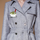 Clothing Bags Alloy Badge Women Men Cartoon Gourmet Drip Brooch Jewelry (3) A