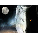 Animal 5D Full Drill DIY Diamond Painting Embroidery Kit (Wolf T206)
