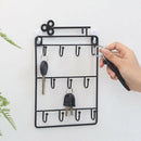 Wall Decoration Keys Holder Hanger Wall Hanging Iron Rack Bags Earrings Sto