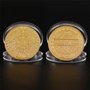 Maya Bitcoin Commemorative Bit Coin Art Collection Physical Plated Coin Giftï¼D