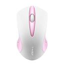 Q2 1200dpi Rechargeable Mouse Computer PC 2.4G Wireless Mute Mice (White)