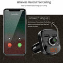 Car Kit FM Transmitter Dual USB + Type-C Port Charge C2L5 MP3 Audio Player F7J2
