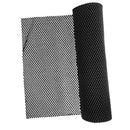 Black Foam Rubber Anti-Slip Shelf Drawer Liner Placemat for Cabinets,Desks