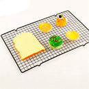 1pc Carbon Steel Non-stick Cooling Rack Cooling Grid Baking Tray For Biscui