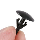 16Pcs Plastic Rivets Clip 4mm x 7mm x 15mm Black
