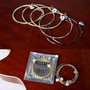6pcs/set Universal Acoustic Guitar String Brass Hexagonal Steel Core Strings Gn