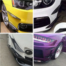 4Pcs Black Car Front Bumper Lip Splitter Fins Body Spoiler Canards Refit Kit