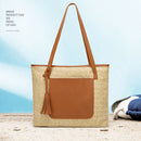 Fringe Ladies Beach Bag Boho Canvas Canvas Handbag Simple Shoulder Bag