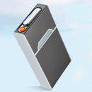 Rechargeable Cigarette Case Dispenser Storage Box Holder with USB Lighter Case