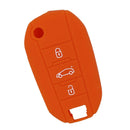 Silicone Keyless Entry Car Remote Fob Key Fob Bag Holder Case Folding Flip