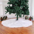 Christmas Tree Skirt White Fur Carpet Decoration Merry XMAS Tree Christmas Decor