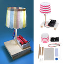 Kids Science Experiment DIY Toys Mini Wooden Table Lamp Gizmo Toys Set OZ