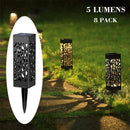 2pcs Warm Light Solar LED Net Cover Light Outdoor Waterproof Ground Lamp