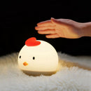 Cartoon Desktop Bedside Lamp Home Night Lights Decoration Chick Led Lamp