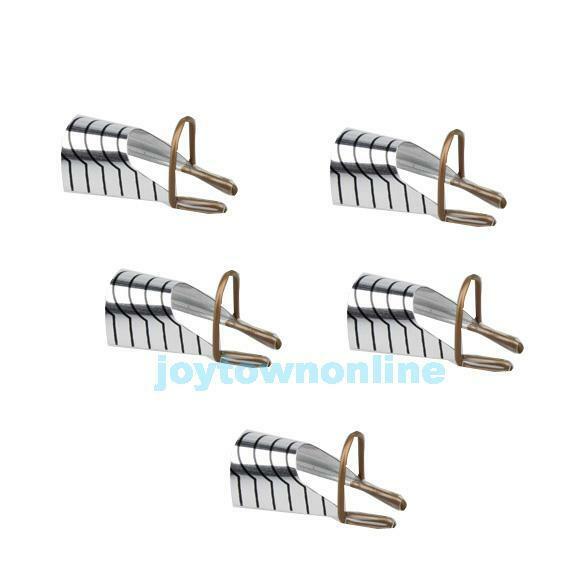 5Pcs Reusable Nail Art Tips Extension Forms Guide French DIY Tool Acrylic UV Gel