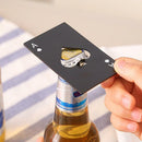 Mini Spade Poker Card Beer Bottle Opener Stainless Steel Bottle Opener Bar Tool