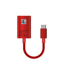 Aluminium USB Type C Male to HDMI 1080P HD HDTV Convert Cable Adapter Red