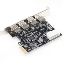 4 Port Usb 3.0 Pci-E Expansion Card Pci Express Pcie Usb 3.0 Hub Adapter 4-PC3D2