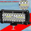 120W Car LED Work Light Bar Spot Flood Beams Combo For Off-road SUV Truck H U0C7