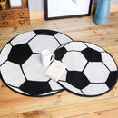 Round football Carpet Living Room Parlor Mats Children Kids Boys Bedroom Ca M1Y8