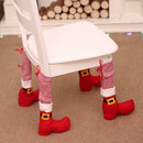 Christmas Cloth Chair Leg Cover Restaurant Bars Chairs Feet Protector Socks