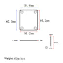 1 Set Electric Guitar Neck Plate For    Replacement Accessory
