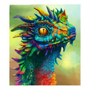 Color Dragon Head Diamond Painting Diy 5D Full Diamond Embroidery Square Rh R4P7