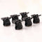 Girls Fashion Black Plastic Mini Hairpin 6 Claws Hair Clip Clamp for Ladies Top
