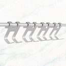 2pcs/pack Over The Glass Hanging Hook Dual Hanger Robe Bathroom Kitchen Towel