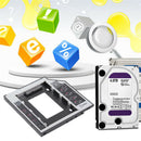 Universal Sata 2Nd d Ssd Hard Drive Caddy 9.5Mm For Cd/Dvd-Rom Optical Ba B5T8