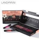 Langmanni L9704A 1 Set Of 12 Red Plastic Makeup Non-Stick Cup Matte Matte L