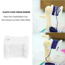 120pcs Embroidery Floss Craft Cross Stitch Thread Bobbin Storage Holder Tool