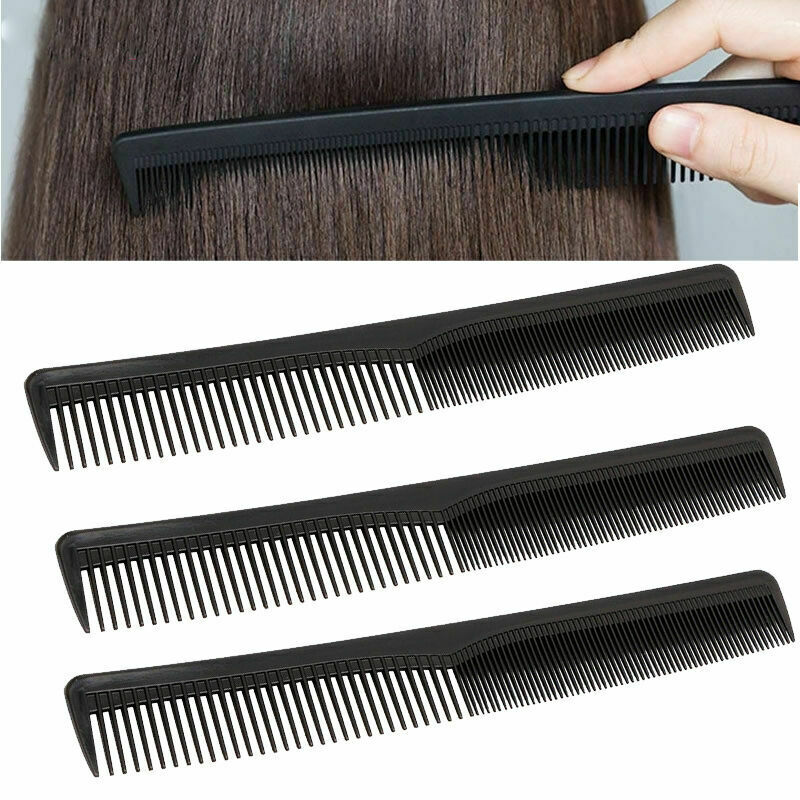 Black Hairdressing Comb Heat Resistant Unbreakable Hair Styling Dzjo& Carbo F1I6