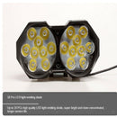 Custom Made Motorcycle Accessories Large LED External Water Strong Light Black