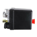 240V 16A Air Compressor Pressure Switch Control Regulator Automatic Four Port