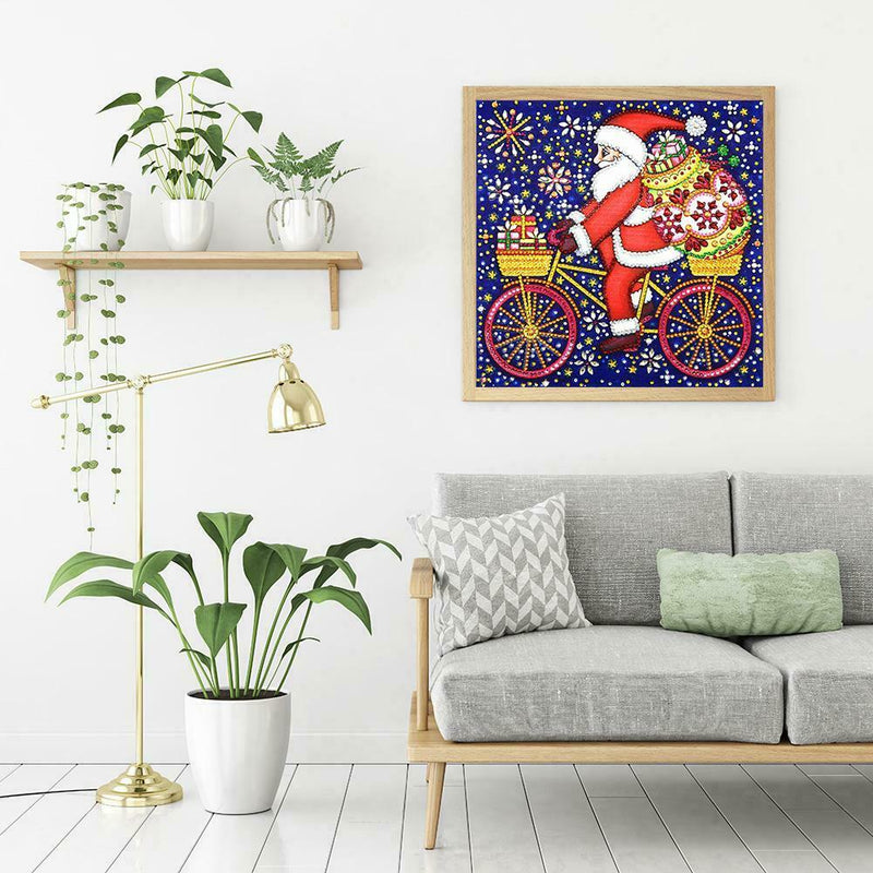 5D DIY Special Shaped Diamond Painting Santa Claus Cross Stitch Mosaic Kits