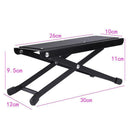 Anti-Slip Guitar Foot Rest Stool Guitar Pedal 4 Adjustable Height Levels