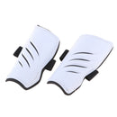Children Shin Soccer Football Pads Guards Protector Gear Training Leg White
