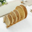 Dish Rack Wood Dish Rack plate rack Tableware holder W5X7 Chen Board C2I1