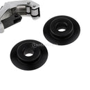 2 Count 18mm Dia. Tubing Cutter Replacement Wheel Pipe Cutter Wheels Black