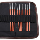 72 Holes Canvas Student Pencil Bag Pen Case Makeup Brushes Holder Storage Pouch
