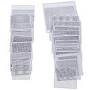Universal Direct Heating Bga Stencils Templates + Fixture Tin Solder Ball S U7X7