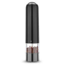 Electric Pepper Mill Grinder Salt Spice Herb Mill Kitchen Tool with Led Lig