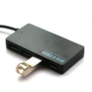 USB 3.0 4 Port USB Hub Splitter Adapter Ultra Speed for Laptop Computer Mouse x1