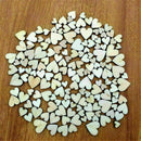 100x Gemischte Dekoration Tisch Scatter Hochzeit Dekor-Holz Herz Hand Liebe D4K6