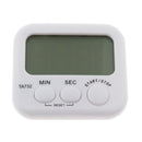 Kitchen Digital Timer White, Big LCD displays, easy and clear to read