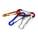 4Pcs 6cm Colorful Carabiner Camp Snap Clip Hook Key Chain Hiking Key Chain
