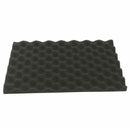 6PCS Black Acoustic Eggshell Foam Sound Absorption Treatment Panel Tile 40X